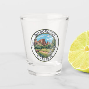 Roxborough State Park Colorado Badge Shot Glass
