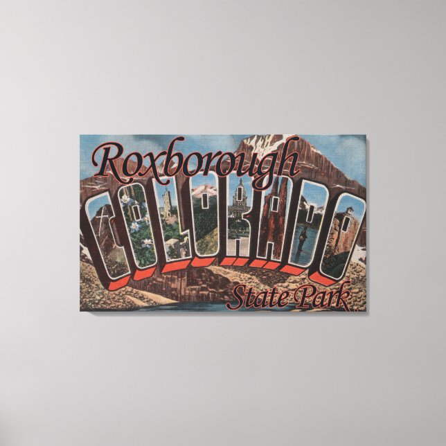 Roxborough State Park, Colorado Canvas Print (Front)