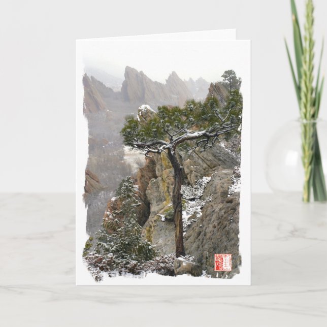 Roxborough State Park - Winter Scenic Card (Front)