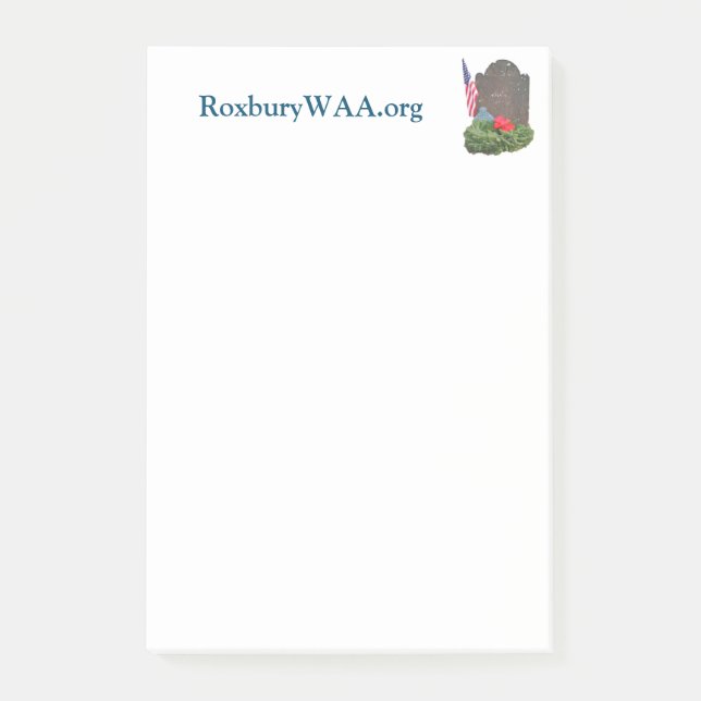 RoxburyWAA Post-it Notes (Front)