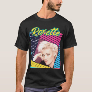 Roxette Pop Duo Retro Portrait 80s Music Design Cl T-Shirt