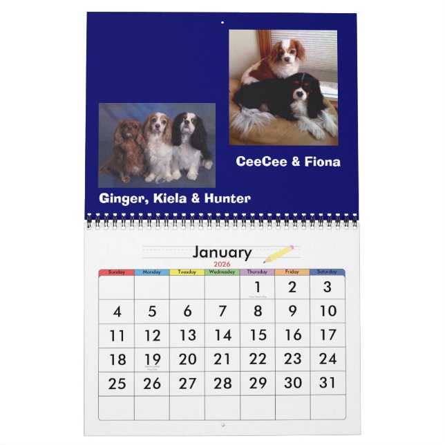 Roxians Families Annual Callendar Calendar (Jan 2026)