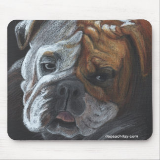 Roxie, dogeachday.com mouse mat