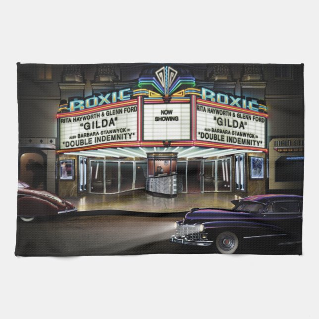 Roxie Picture Show 2 Tea Towel (Horizontal)