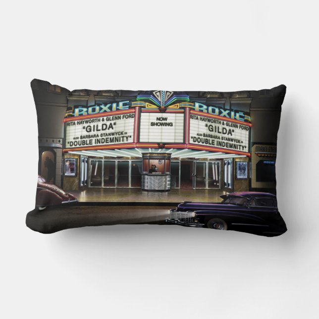 Roxie Picture Show Lumbar Cushion (Front)