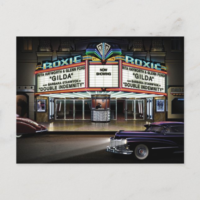 Roxie Picture Show Postcard (Front)