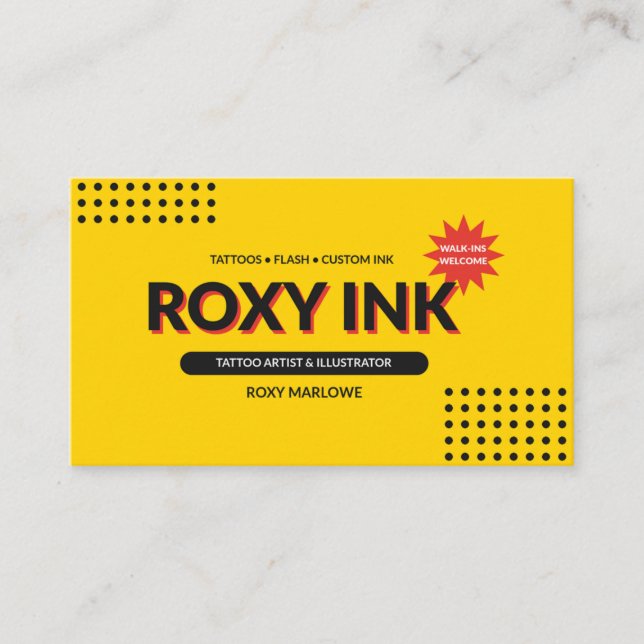 RoXY Business Card (Front)