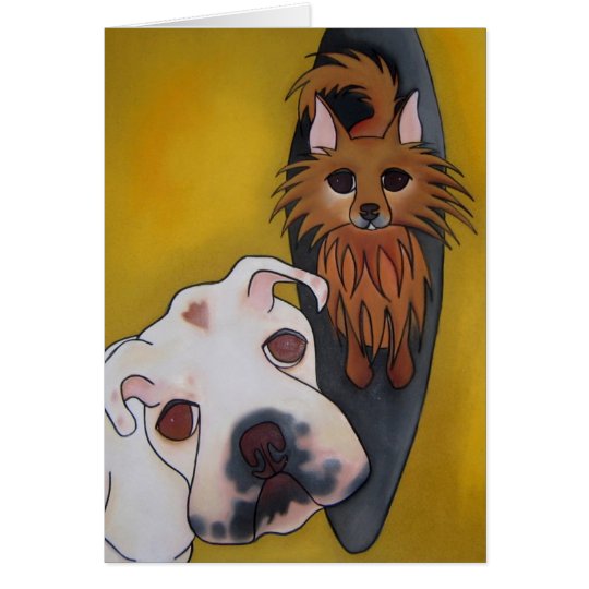 Roxy & Irish by Robyn Feeley Card