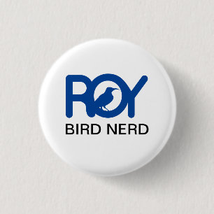 Roy Bird Nerd 3 Cm Round Badge