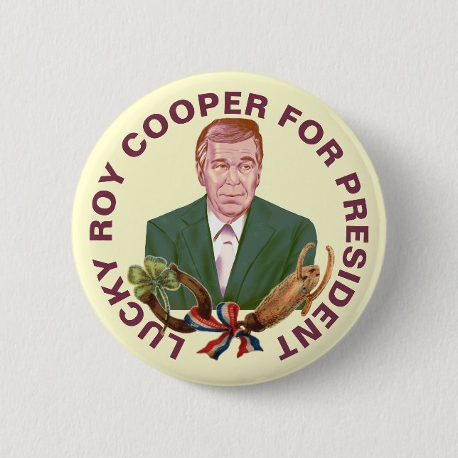 Roy Cooper for President 2024 Button (Front)
