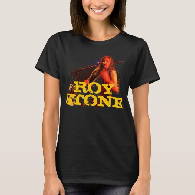 ROY STONE LOGO BACKPRINT T-SHIRT (Front)