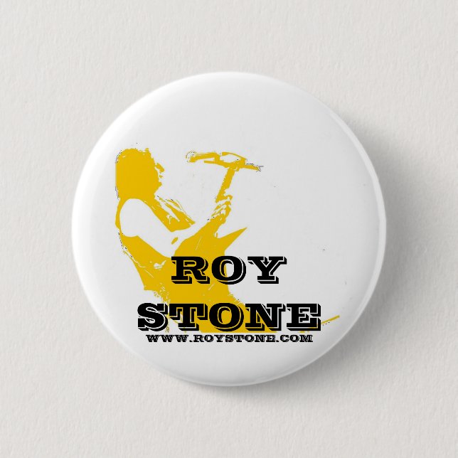 ROY STONE WHITE LOGO BADGE (Front)