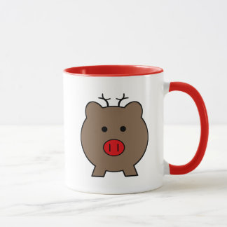 Roy the Christmas Pig ~ Mug