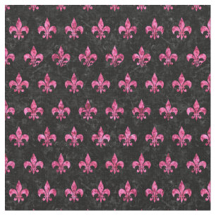 ROYAL1 BLACK MARBLE & PINK MARBLE (R) FABRIC