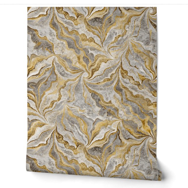 Royal Abstract Tan and Neutral Shade Wallpaper (Unrolling)