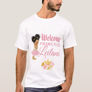 Royal African Princess Pink Gold  T-Shirt