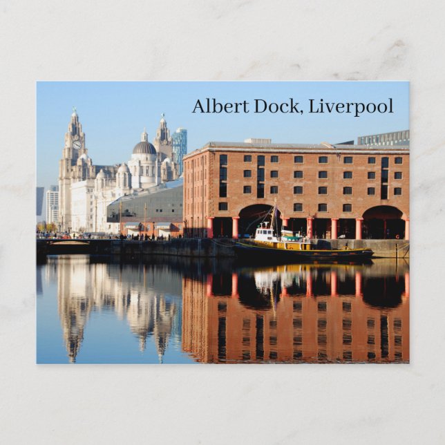 Royal Albert Dock, Liverpool Postcard (Front)