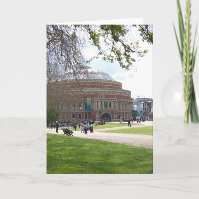 Royal Albert Hall, London. Card (Front)