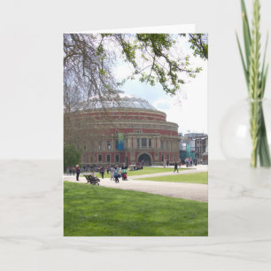 Royal Albert Hall, London. Card