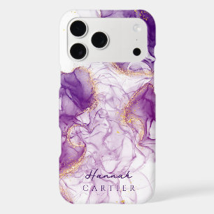 Royal Amethyst GoldGlitter Watercolor Customisable