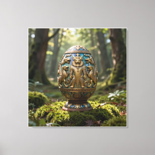 Royal Ancient Heritage Egg Art-Elite Collection II Canvas Print