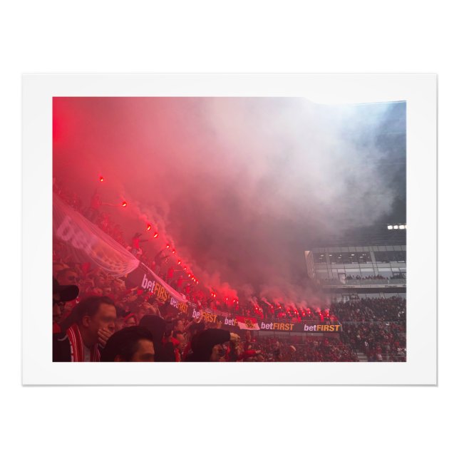 "Royal Antwerp FC Pyro Party at De Bosuil" Photo Print (Front)