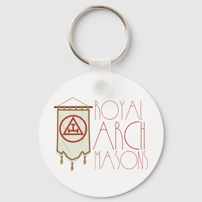 Royal Arch Freemason Banner Key Ring (Front)