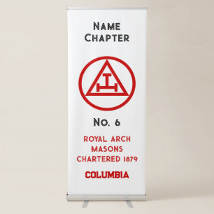 Royal Arch Freemasonry Freemasons Retractable Banner
