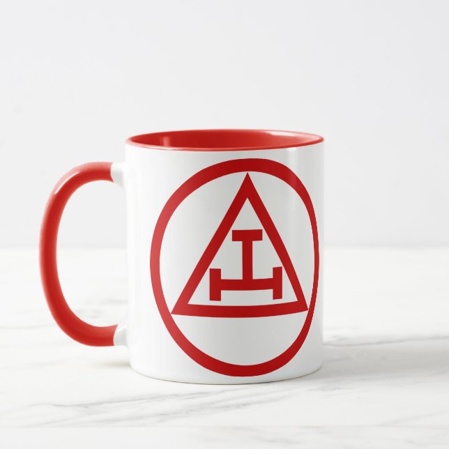 ROYAL ARCH MASONS CIRCULAR MUG (Left)