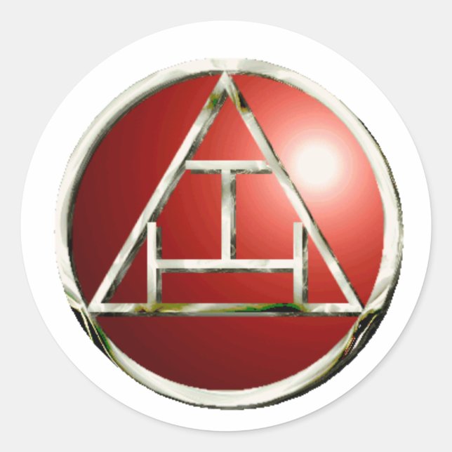Royal Arch Products Classic Round Sticker (Front)