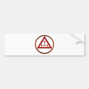 Royal Arch Triple Tau Bumper Sticker
