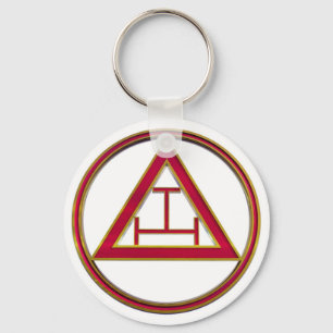 Royal Arch Triple Tau Key Ring
