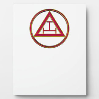 Royal Arch Triple Tau Plaque