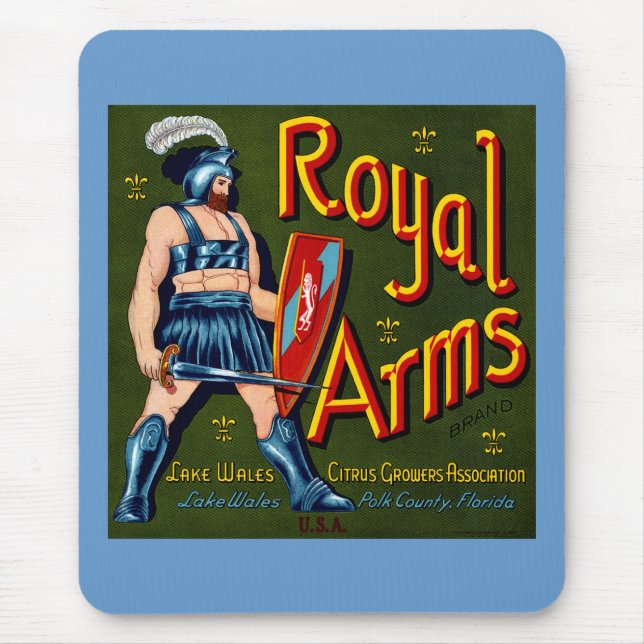Royal Arms Mouse Mat (Front)
