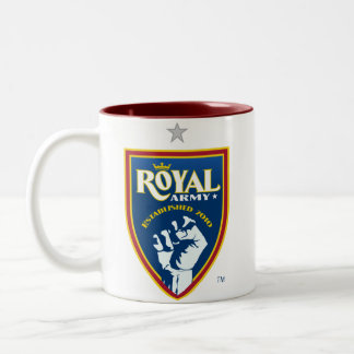 Royal Army Logo / Red SLTID on Red Mug