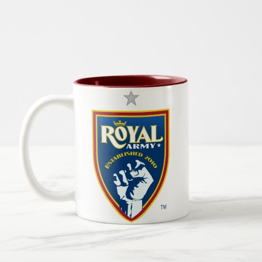 Royal Army Logo / Red SLTID on Red Mug