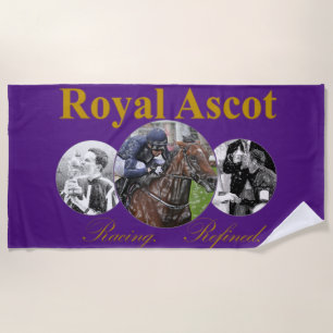 Royal Ascot Racing Refined Beach Towel