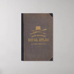 Royal atlas of modern geography canvas print