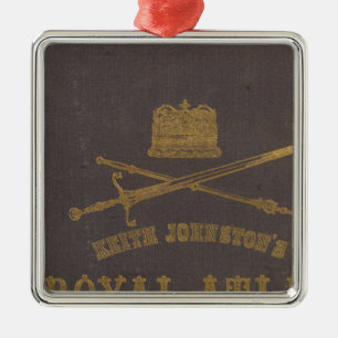 Royal atlas of modern geography metal tree decoration