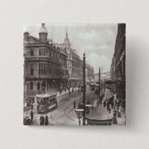 Royal Avenue, Belfast, c.1900 15 Cm Square Badge