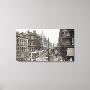 Royal Avenue, Belfast, c.1900 Canvas Print