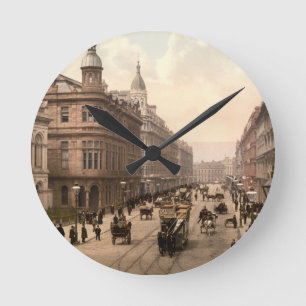 Royal Avenue, Belfast, Northern Ireland Round Clock
