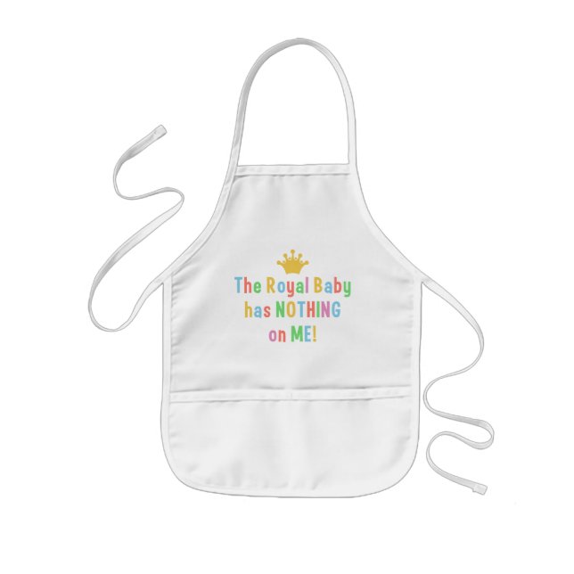 Royal Baby bib Kids Apron (Front)