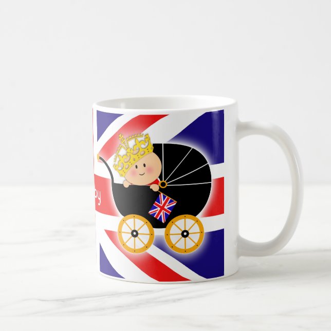 Royal Baby British Flag Mug (Right)