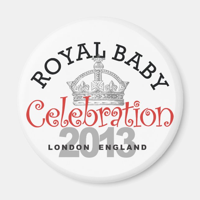 Royal Baby Celebration Magnet (Front)