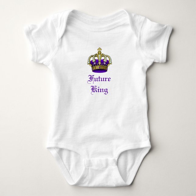 Royal Baby Crown Future King Creeper (Front)