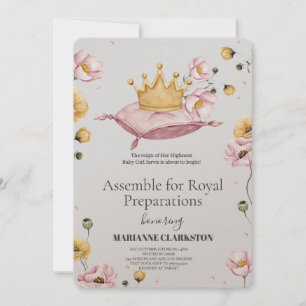 Royal Baby Shower in the Dream Castle Invitation