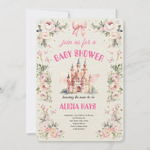 Royal Baby Shower in the Dream Castle Invitation
