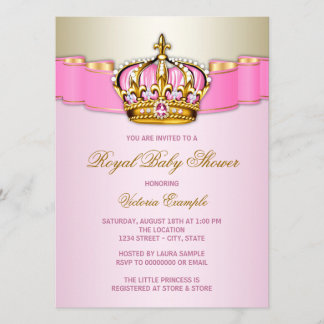 Royal Baby Shower Invitation