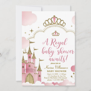 Royal Baby Shower: Magical Fairytale Castle Invitation